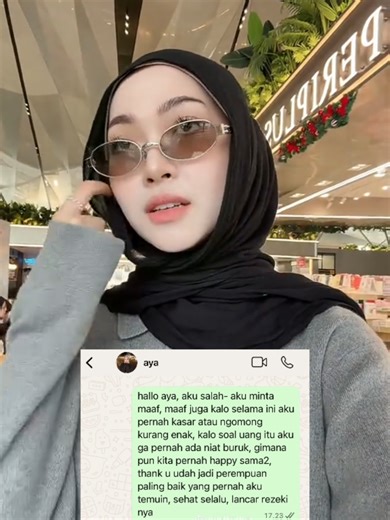 Ekspresi Aya Membaca Pesan Maaf dari Yuka