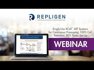 Single-Use XCell® ATF System for Continuous Processing: 100% Cell Retention, 80% Faster Set-Up