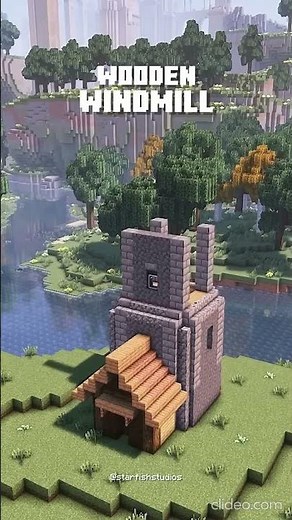 minecraft windmill build asmr minecraft minecraftbuilding VCrNkSA4