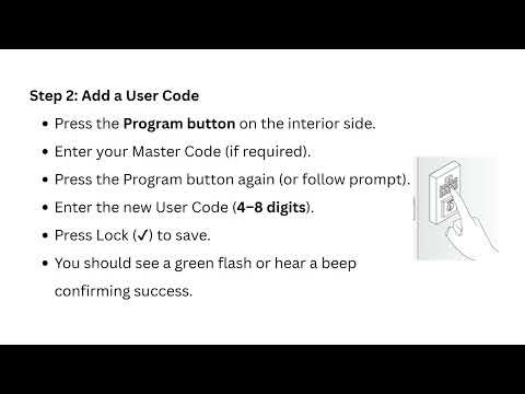 How To Program Weiser SmartCode Traditional Keypad Lock – Setup, Add Users & Auto-Lock