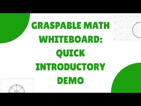 Graspable Math Whiteboard: Quick Introductory Demo