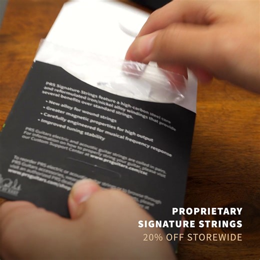 Good accessories make a difference. Whether you need fresh strings, reliable cables, or a tuner that actually works, we've got you covered. All designed to complement your PRS guitar. | PRS Guitars