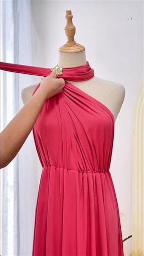 How to Style Infinity Dress with Flower Buckle | New Accessory Tutorial