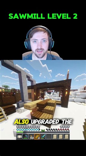 Small upgrade, big impact🤏👊💥 #minecraft #minecolonies #minecraftgameplay