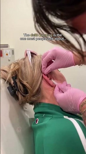 If you have your Daith pierced, did it help with your headaches? 🧐 #daith #daithpiercing