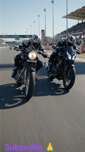 bullet vs splendor bike race 😱#trending #viralshorts #shortsfeed #subscribers #viralvideo