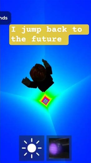 I jumped back to the future #roblox #fyp #rainbow