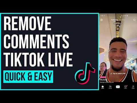 How to Remove Comments on TikTok Live - (THE ONLY WAY)