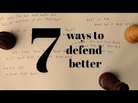 7 most important defensive principles in chess