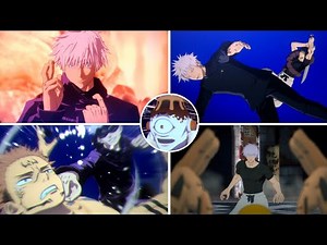 Jujutsu Kaisen Cursed Clash - All Gojo Satoru fights !! All Unique Intros, Outros and Joint Attacks