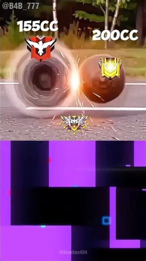 🗿155cc vs 200cc🗿 | Blue Bouncing Square