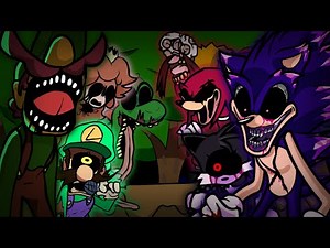 Sonic.EXE vs PS135! (Console War: Triple Trouble x Mario is Missing) | Friday Night Funkin'