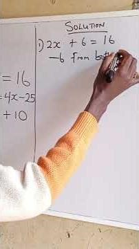 ALGEBRA MADE EASY FOR BEGINNERS #maths #education #algebra #school