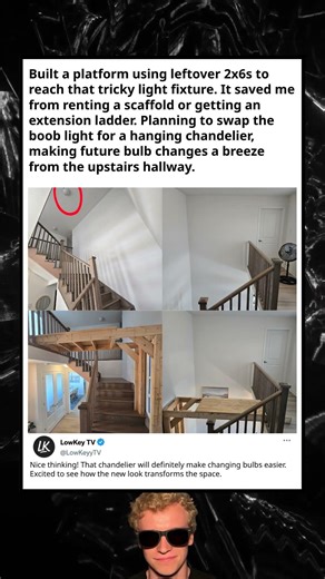 DIY Chandelier Platform Hack