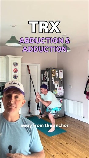 This is TRX Adduction & Abduction exercise #fitdad #flexibledad #confidentdad #fitover30