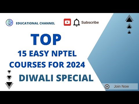 Top 15 NPTEL Courses You Can't Miss for 2024! || Learn in brief