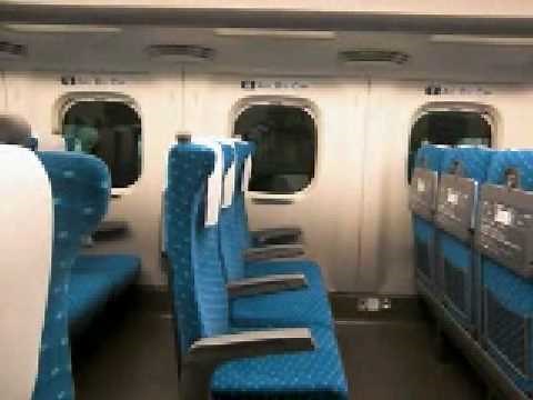 【JR】新幹線N700系のぞみの座席 （東京駅にて）