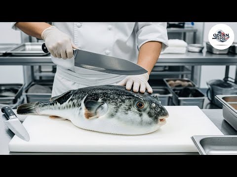 Amazing Masterful Cutting Skills - Pufferfish | Fastest Knife Skills You've Never Seen!