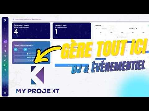 My Projekt : le logiciel qui simplifie la gestion des DJ & prestataires événementiels 🚀