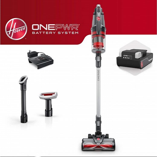 Reviews for HOOVER ONEPWR Emerge Tangleguard  Bagless, Cordless, Replaceable Filter Stick Vacuum Cleaner for Carpet and Hard Floor, in Gray | Pg 1 - The Home Depot