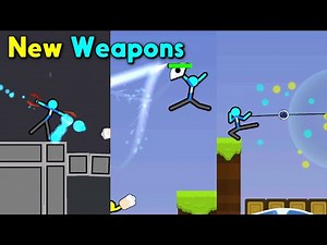 Plasma Gun, Fan, Yoyo | Playing 3 NEW Weapons Supreme Duelist Stickman