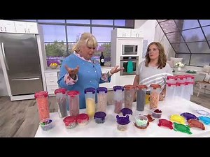 Lock & Lock 6-Piece Cylinder Pantry Storage Set on QVC