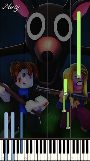 99 Nights in the Forest ENDING THEME (EASY PIANO TUTORIAL)