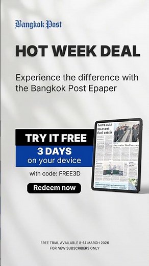 Start now with the Bangkok Post Epaper