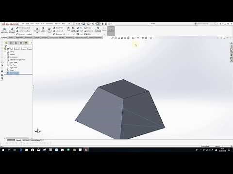 SOLIDWORKS | How to make a pyramid