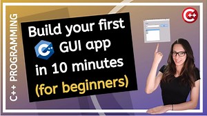 【01】Build your first C   GUI app in 10 min