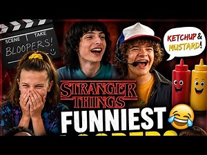Stranger Things Cast Can't Keep a Straight Face | Funniest Bloopers Compilation 😂