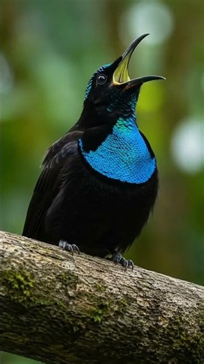 Superb Bird-of-Paradise Nature's Most Amazing Courtship Display #SuperbBird #LophorinaSuperba