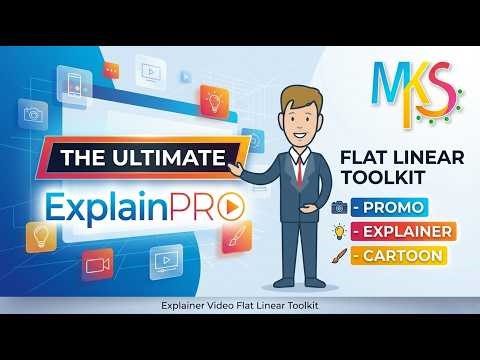 Explain PRO: The Ultimate Explainer Video Flat Linear Toolkit | Free Available Download Now