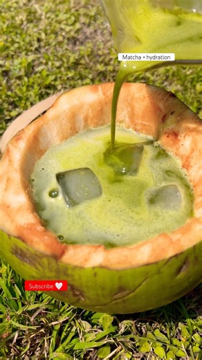 Matcha + hydration perfect combo for summer #matcha #matchalove #newrecipe #shorts