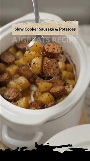 Slow Cooker Sausage & Potatoes