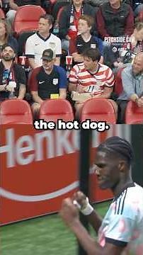 Cameron Dicker’s hot dog consumption directly leads to goals? 🤣 ‪@ATT‬