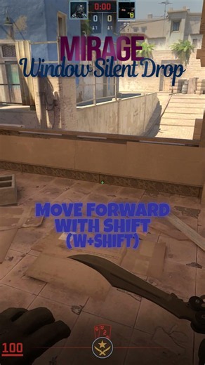 Window Silent Drop (Mirage) #cs2 #mirage #tutorial