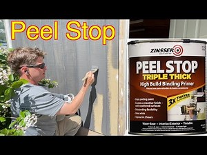 How To Paint Old Weathered Barn Fast - Zinsser Peel Stop - Sherwin Williams Rejuvenate (Part 2)