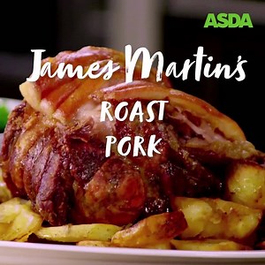 487K views · 1.5K reactions | Start the September season with James Martin's Slow Cooked Roast Pork with Kale & Apple for the perfect Sunday roast. Click the link for the recipe: https://bit.ly/2Q4ctlw | Asda | Facebook