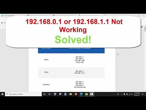 192.168.0.1 is not working | How to access my router