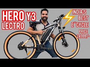 HERO LECTRO Y3 27.5 2025 latest edition launched, hero’ 1ST DETACHABLE BATTERY E-BIKE 7.8ah 250watt