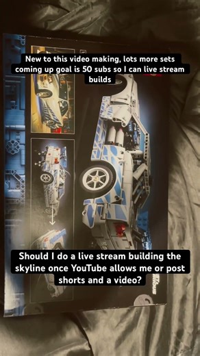 Lego skyline GT-R #lego #youtubeshorts #new #youtube #2fast2furious #car #legobuild #legocreator