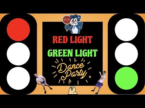 P.E. From Home: Red Light, Green Light, Dance Party - Kids Workout!