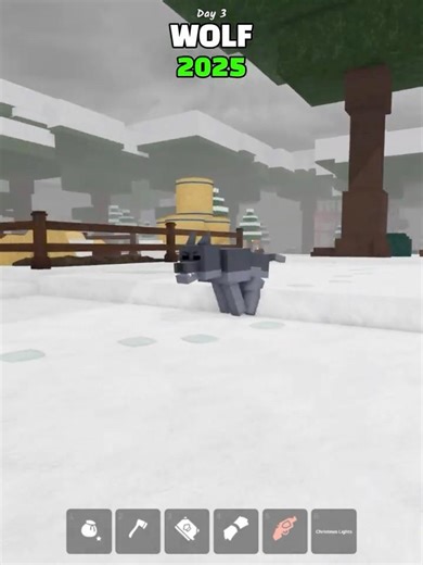 Wolf 2025 vs 2050 😂 #roblox #99nightintheforest