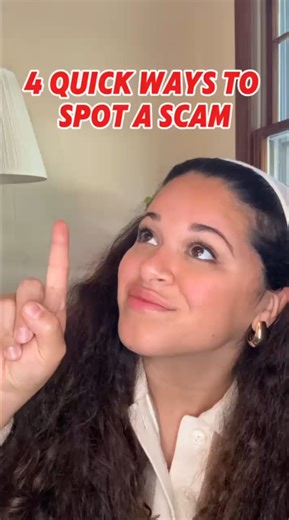 Here's four ways to spot a scam.📵 #scamalert #protectyourmoney #fraudprevention #onlinesafety #avoidscams | Kiplinger