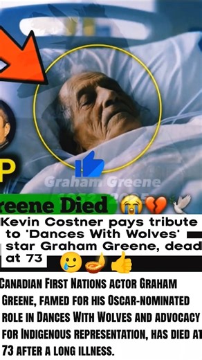 Kevin Costner pays tribute to 'Dances With Wolves' star Graham Greene, dead at 73 #vincegilligan