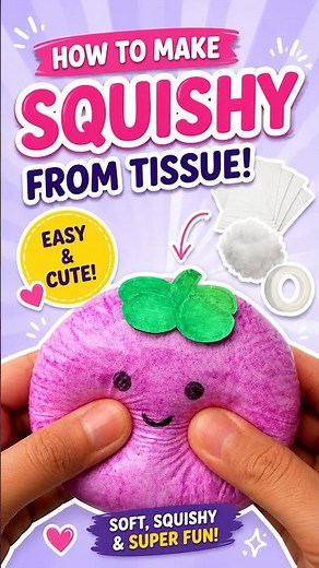 You Won't Believe This Tissue Becomes a Squishy! 🤯