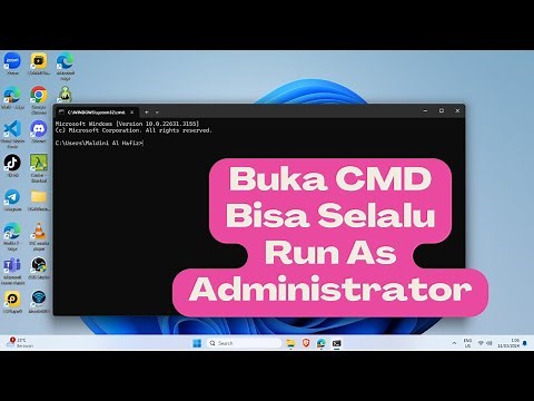 Cara Buka CMD Run As Administrator di Windows 11