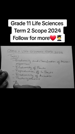 Grade 11 Life Sciences Term 2 Scope 2024 - Complete Guide