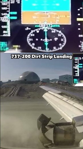 Boeing 737-200 Dirt Strip Landing in gold mine! [AirClips]
